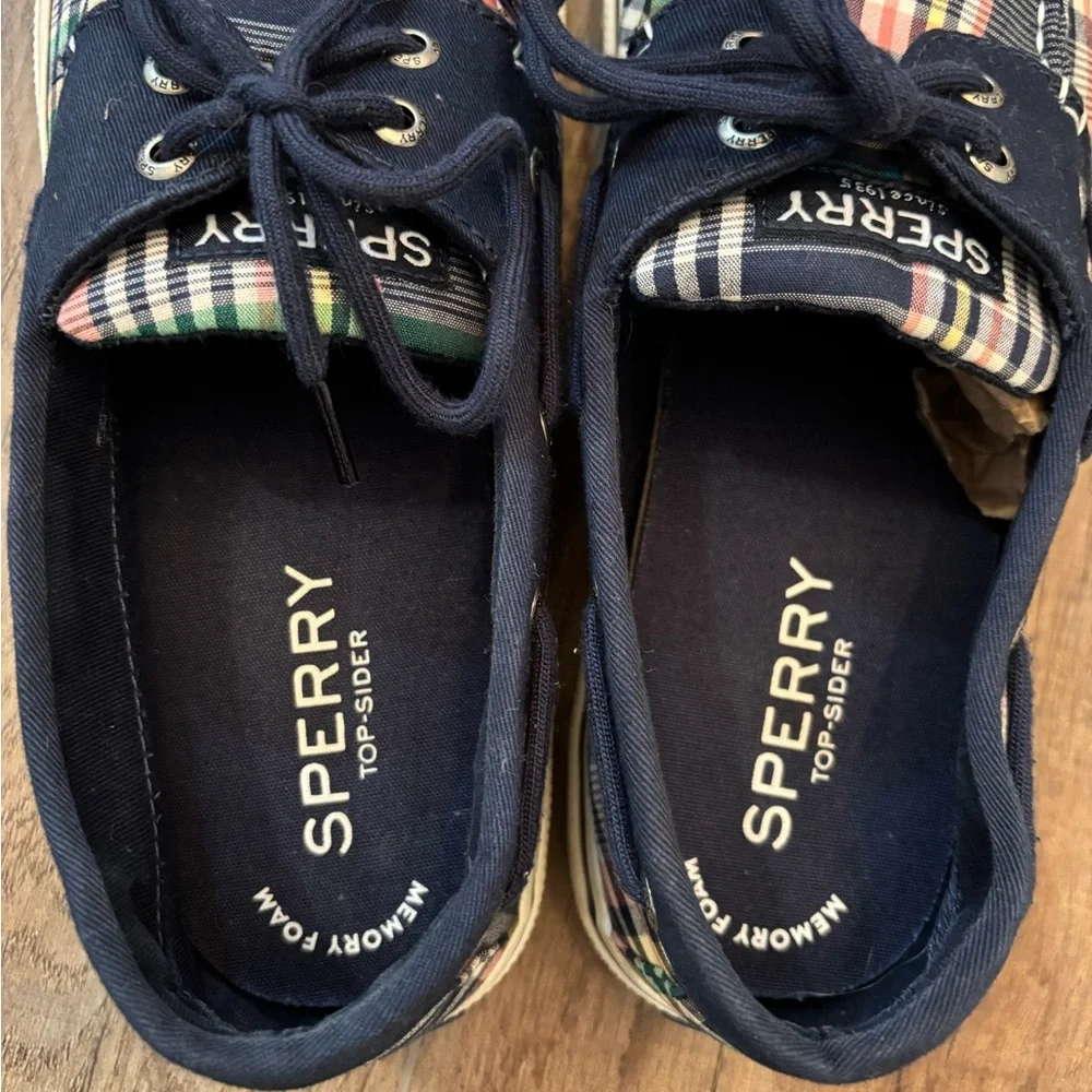 Sperry Men’s Plaid‎ Top-Sider Size 10 Boat Shoe with Lace Tie